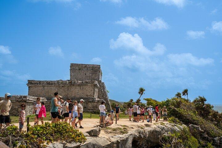 Full Day Tulum Ruins Tour Cenote and Swimming with Sea Turtles