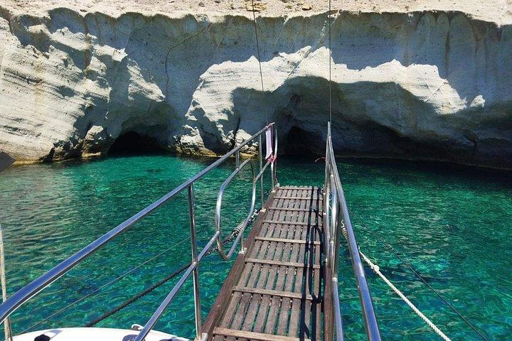 ガラテアでのプライベート クルーズ (パロス島、アンティパロス島、デスポティコ島、ブルー ラグーン)