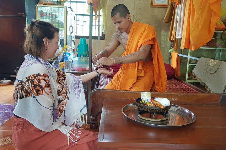 シェムリアップの僧侶の祝福式