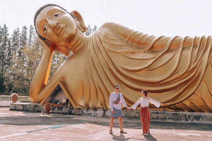 Recorrido por los templos y los nenúfares gigantes de Phuket: privado y con todo incluido