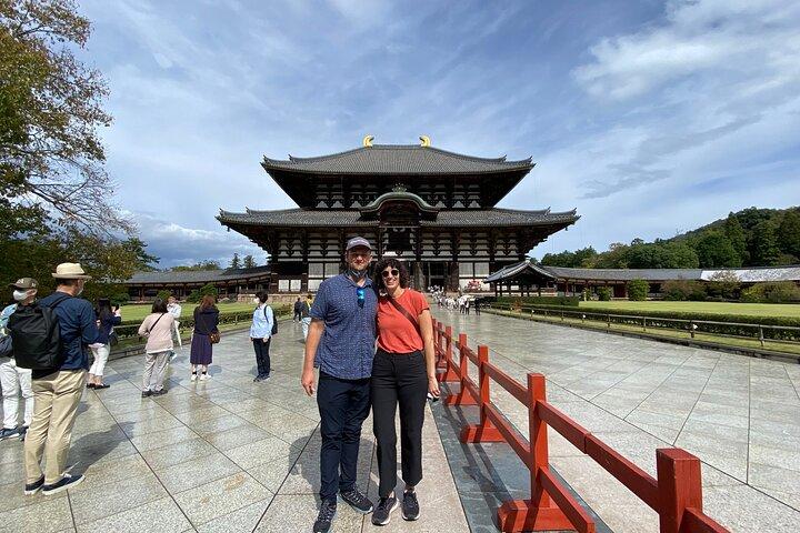 Visite privée à Nara depuis Osaka avec chauffeur anglophone