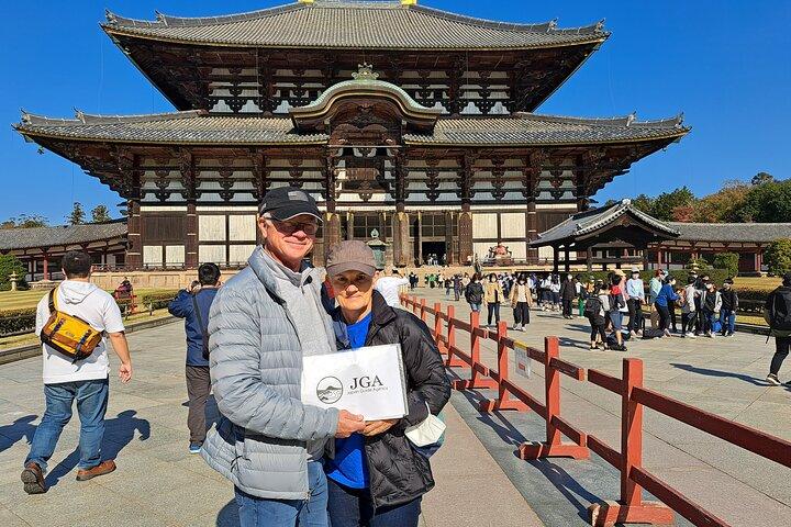 Visite privée à Nara depuis Osaka avec chauffeur anglophone