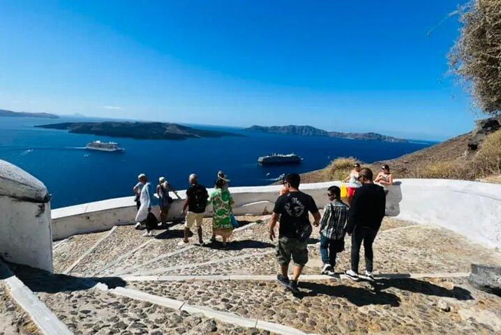 Santorini: Geführte Wanderung auf dem Caldera Trail