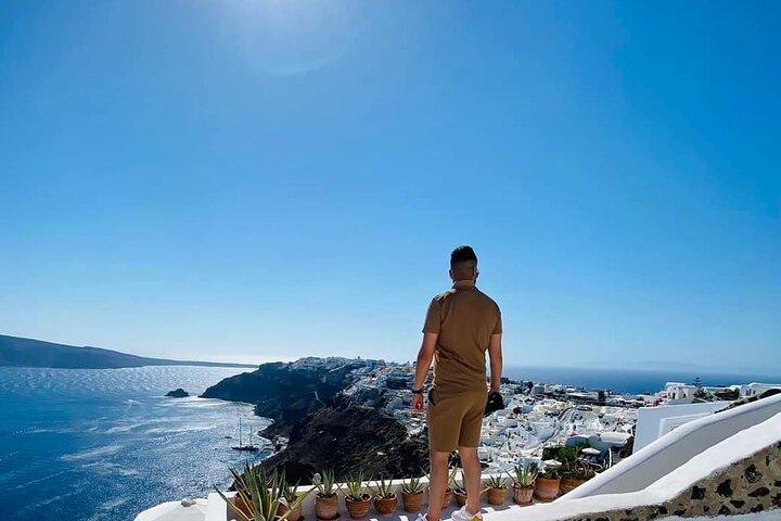 Santorini: Geführte Wanderung auf dem Caldera Trail
