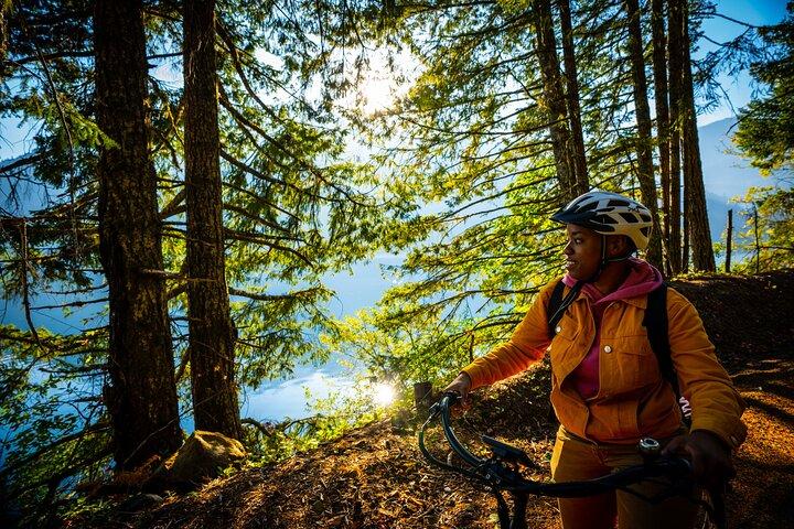 Giro in bici elettrica sull'Olympic Discovery Trail