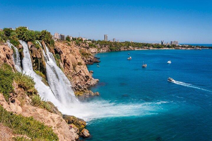Antalya /Belek : Visita guiada à cidade com carrinho de cabo e cachoeiras e barco