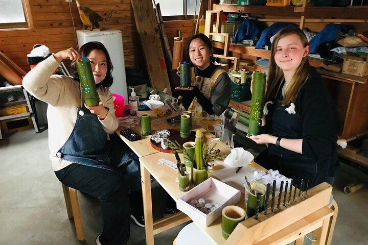 Bambus LED Lantern Making Experience i Kyoto Arashiyama