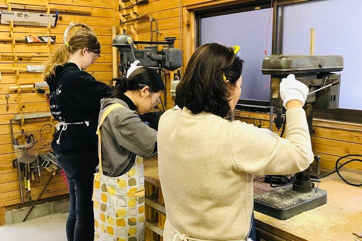 Bambus LED Lantern Making Experience i Kyoto Arashiyama