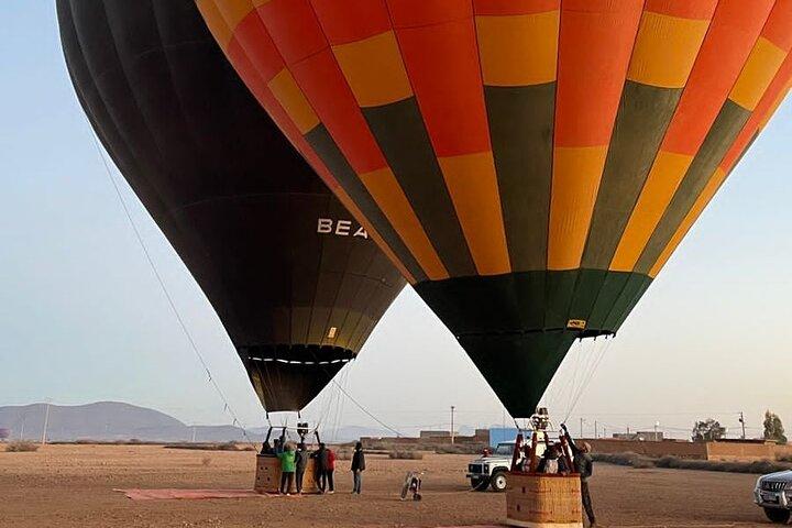 Luftballongfärd i Marrakech