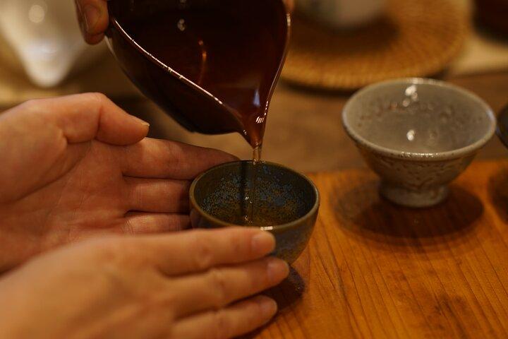 あんこう庵で京都茶道体験