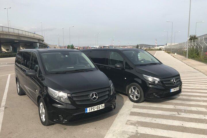 Transferência privada entre o aeroporto de Atenas e o centro da cidade de Atenas