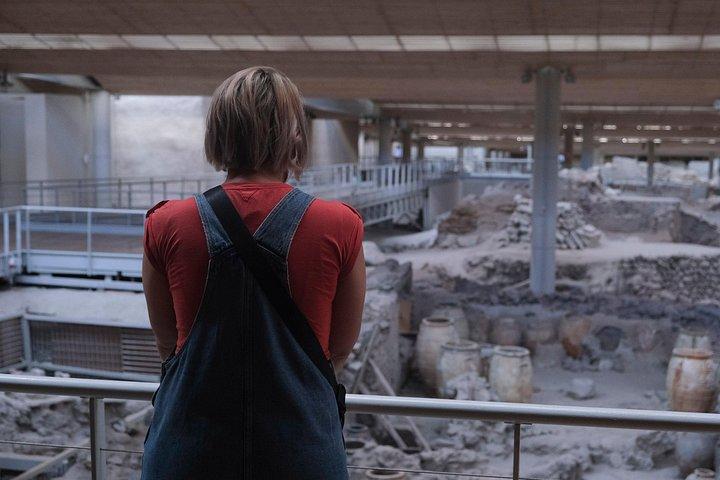 アクロティリの散策：サントリーニ島プライベートウォーキングツアー
