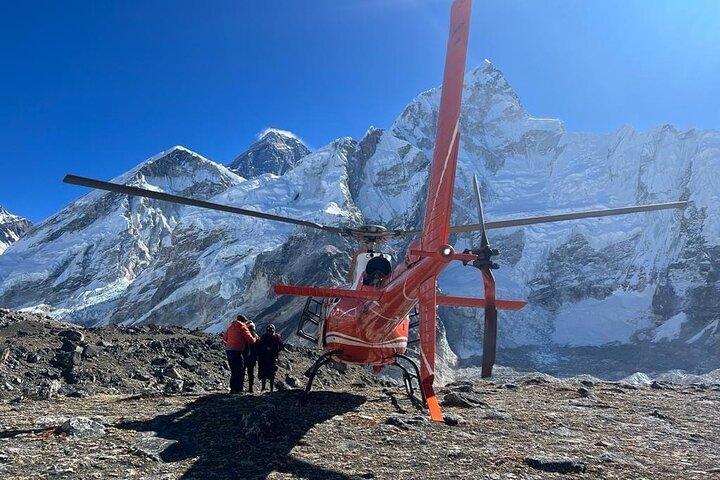 Tour del campo base dell'Everest e punto panoramico in elicottero da Katmandu