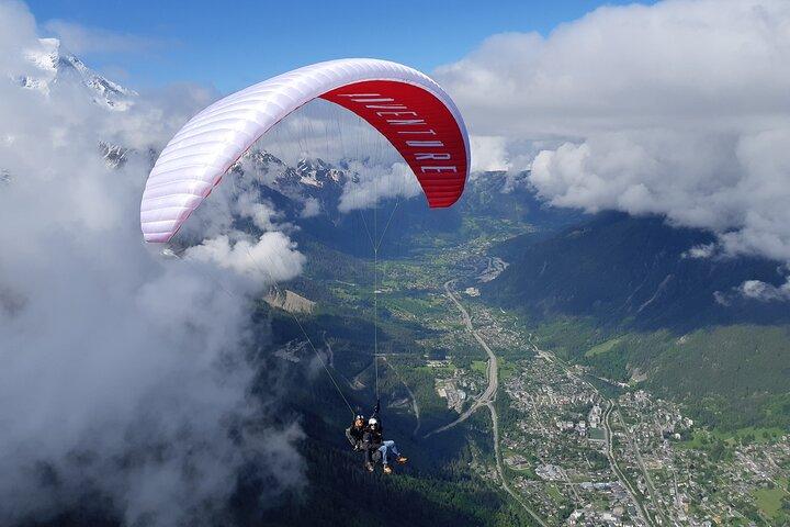 Vol en parapente biplace à Chamonix