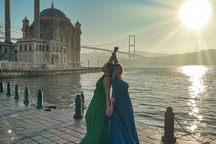 Istanbul Photo Shooting with Flying Dress