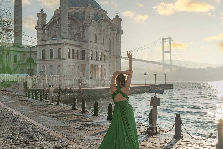 Istanbul Photo Shooting with Flying Dress