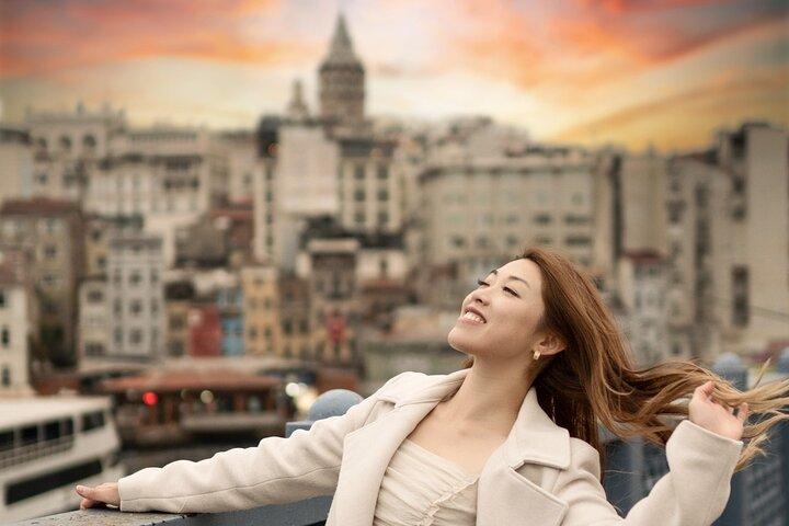 Istanbul Photo Shooting with Flying Dress