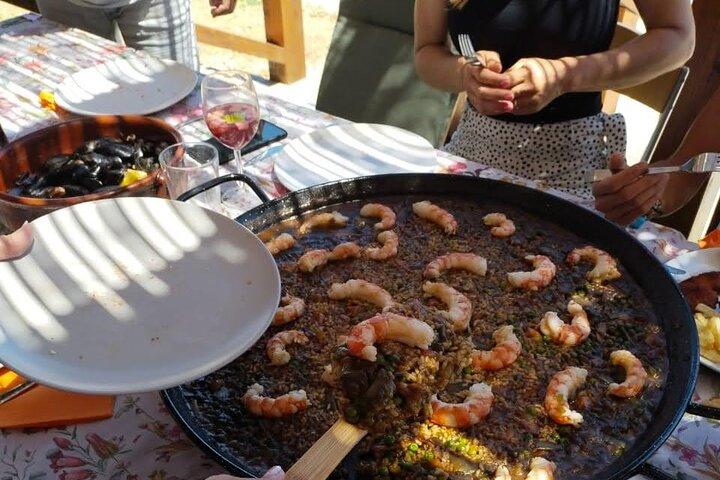 Chefcooking Paella de Nuestra Abuela Andaluza en Finca Familiar