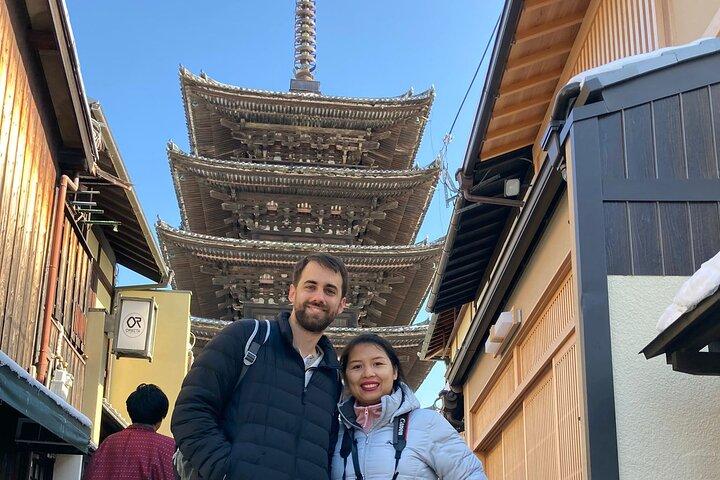 Visite privée à pied d'une demi-journée à Kyoto