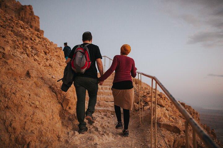 Mer Morte, Masada au lever du soleil et Ein Gedi au départ de Jérusalem