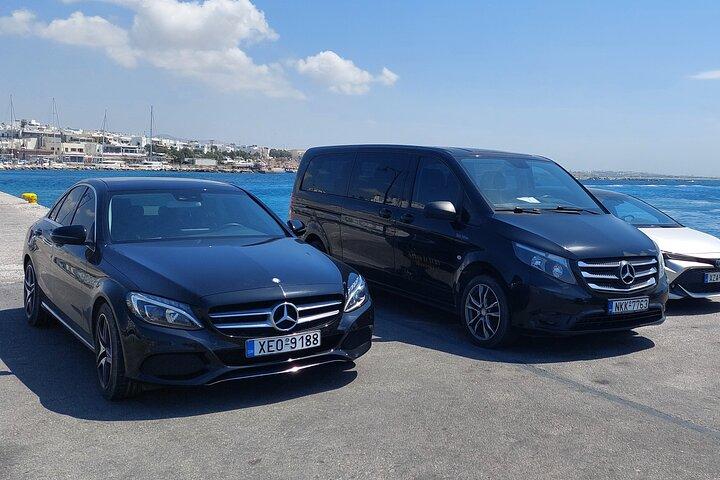 Transfert Privé De Naxos Port/Aéroport À Toutes Les Destinations