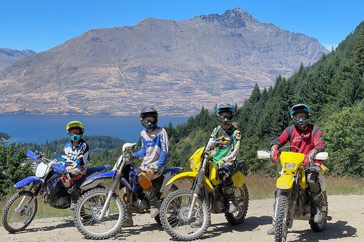 クイーンズタウン:ガイド付きダートバイクライド-プライベートオフロードトレイル