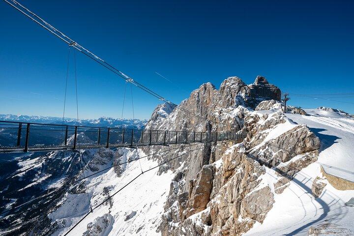 Dagtocht Dachsteingletsjer : Hangbrug & Alpen vanuit Wenen