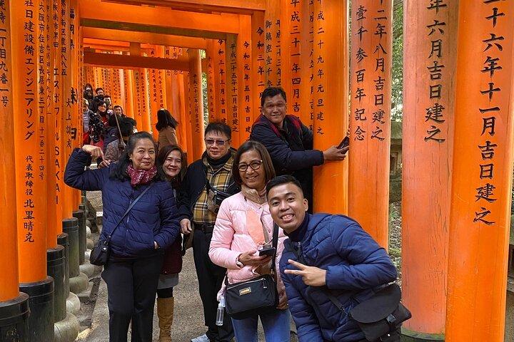 Excursion d'une journée à Kyoto au départ de Kobe avec guide agréé et véhicule