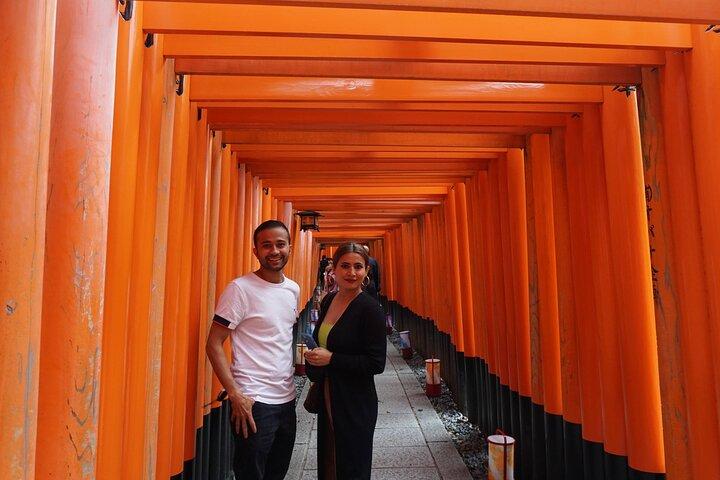 免許を持ったガイドと乗り物による大阪からの京都一日ツアー
