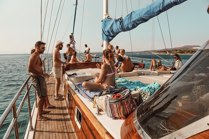 Full Day Sailing Tour from Athens to Agistri Moni and Aegina
