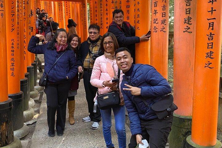 免許を持ったガイドと乗り物による大阪からの京都一日ツアー