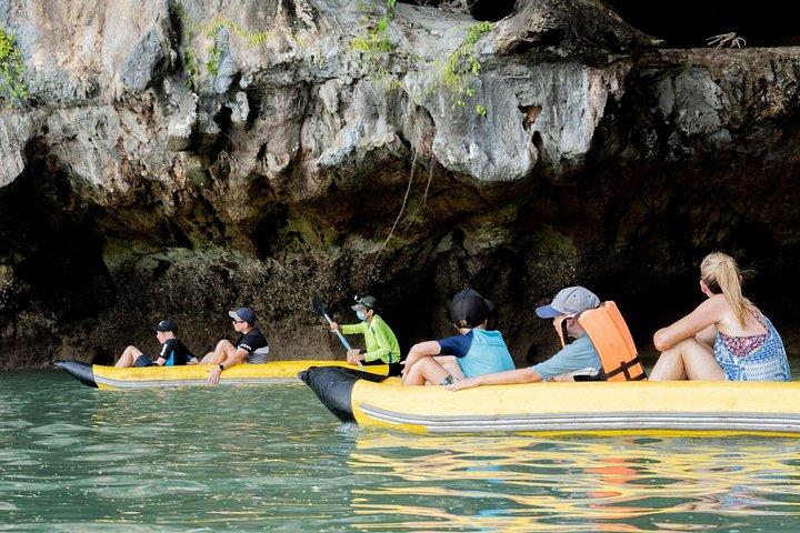 パンガー湾＆ジェームズボンド島へのプーケットサンセットビッグボートトリップ