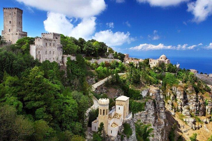 Heldags privat Segesta och Erice Cultural Tour från Palermo