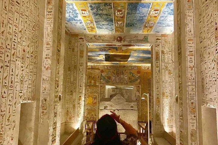 Private Half Day West Bank Tour naar Kings Valley Hatshepsut Temple en Memnon