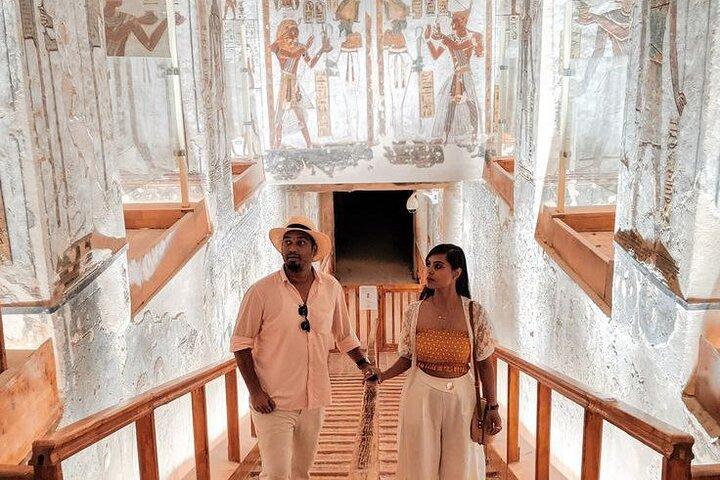 Private Half Day West Bank Tour naar Kings Valley Hatshepsut Temple en Memnon