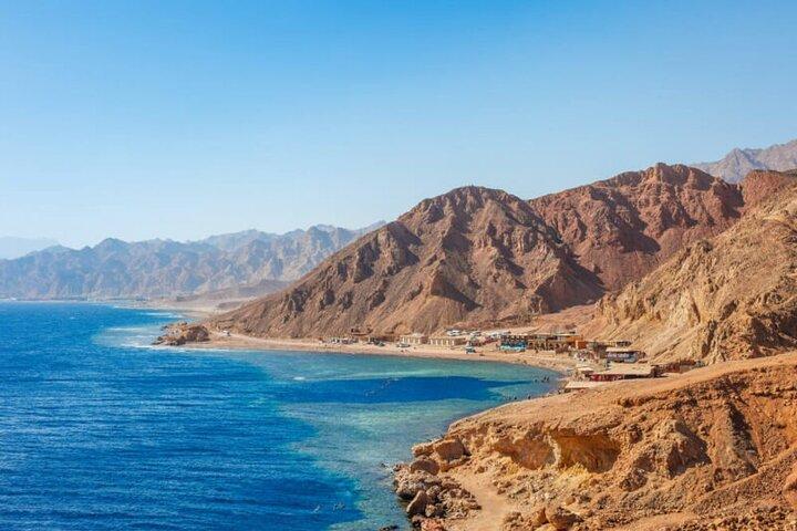 Jeep Safari Canyon Salama and Snorkeling in Dahab City From Sharm