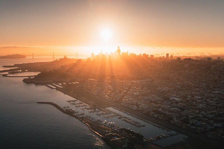 Tour privé en hélicoptère à San Francisco