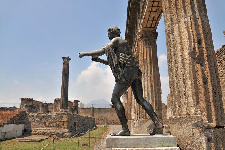 Pompeji Skip-the-Line mit Mittagessen und Weinprobe aus Rom