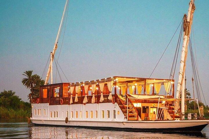 Privé Dahabiya 7 nachten cruise van Luxor naar Aswan en terug
