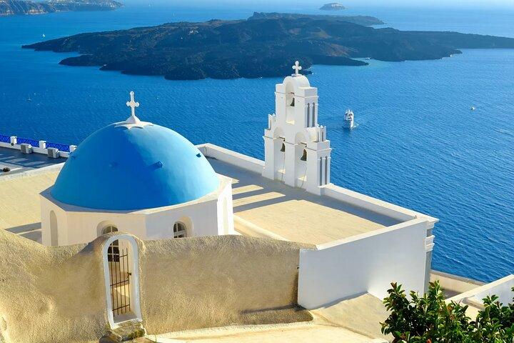 Descubra Santorini com um tour privado de luxo de 5 horas