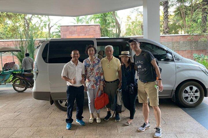 Privétaxi Phnom Penh naar Siem Reap-Engels sprekende chauffeurs
