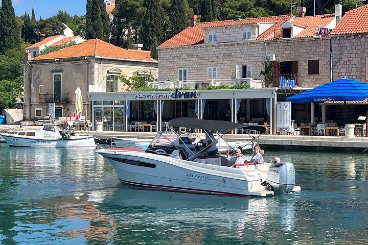 Dubrovniks grottur med motorbåt
