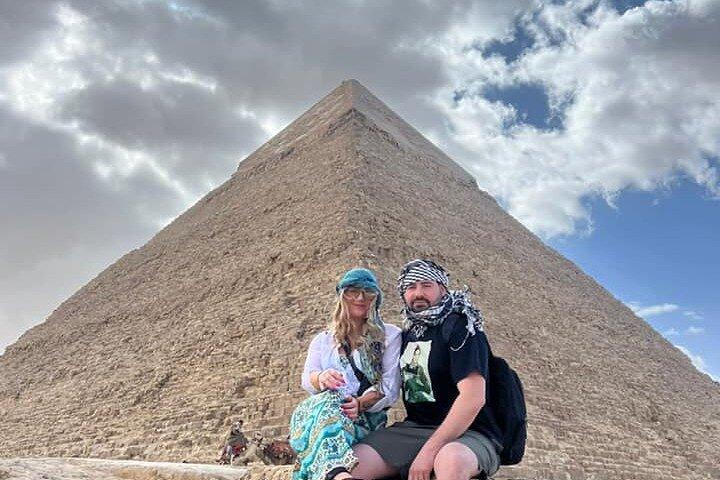 4-timmars privat rundtur i Giza-pyramiderna, sfinxen, kameltur och lunch i daltemplet