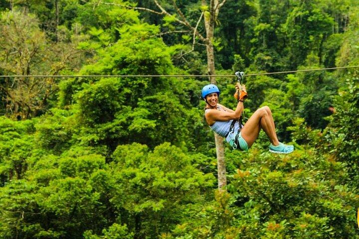 Visite de la canopée en tyrolienne près de Manuel Antonio