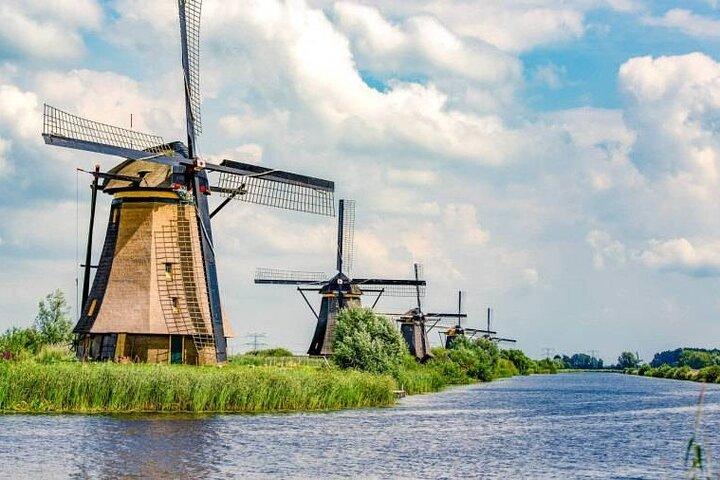 Tour a piedi e in barca di 8 ore a Rotterdam e Kinderdijk