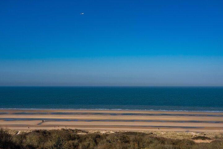 Visite guidée en vélo électrique de Normandie à Omaha Beach / visite privée