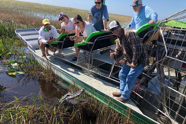 60 minutters lille gruppe Everglades Airboat ride i Miami