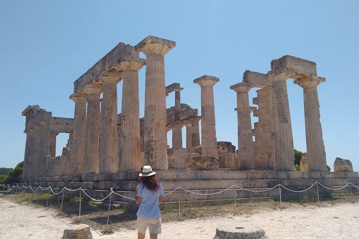 Visite privée de l'île d'Égine à Saint-Nectaire et du temple d'Athina Aphaia