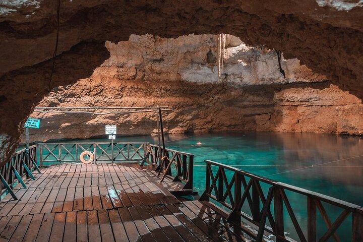Águas Sagradas: 3 Cenotes e lagoa escondida de Cancún