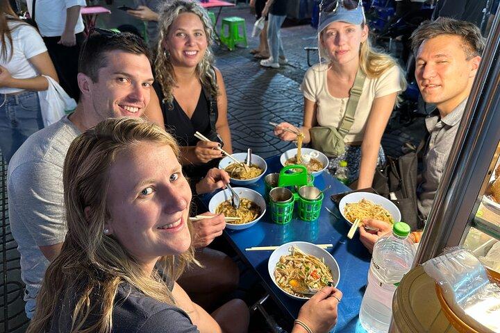 Bangkok mattur på natten